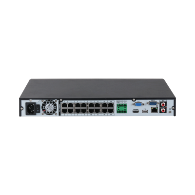 16CH 1U 16PoE 2HDDs WizSense Network Video Recorder