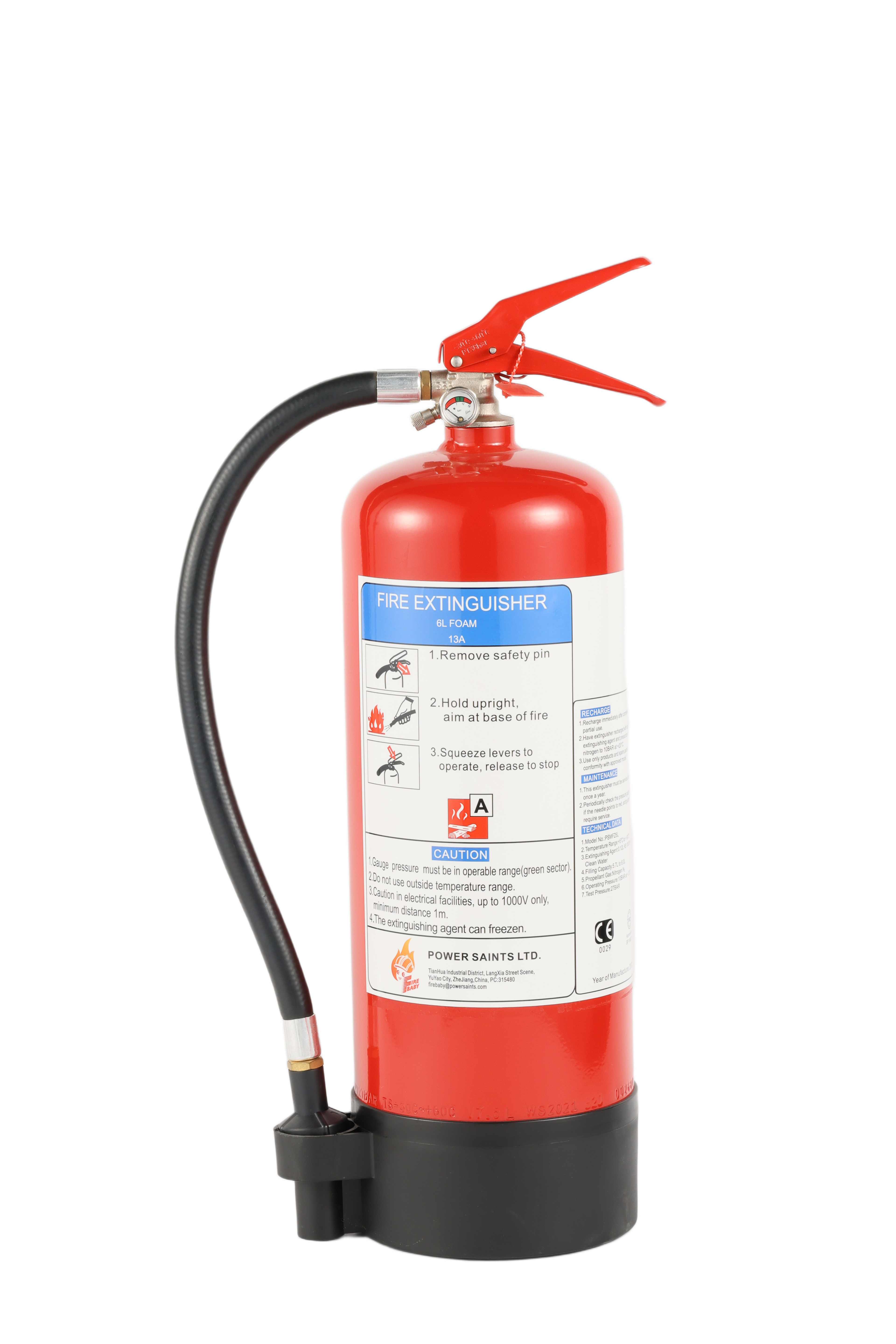 6L Li-ion Fire Extinguisher – XF3000