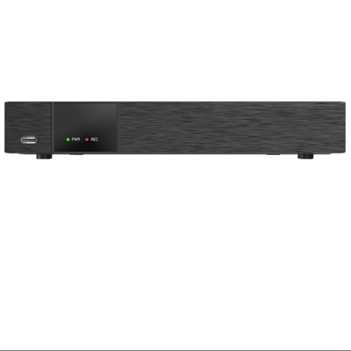 16 Channels Compact 1U 4PoE 1HDD WizSense Network Video Recorder,4TB hard drive