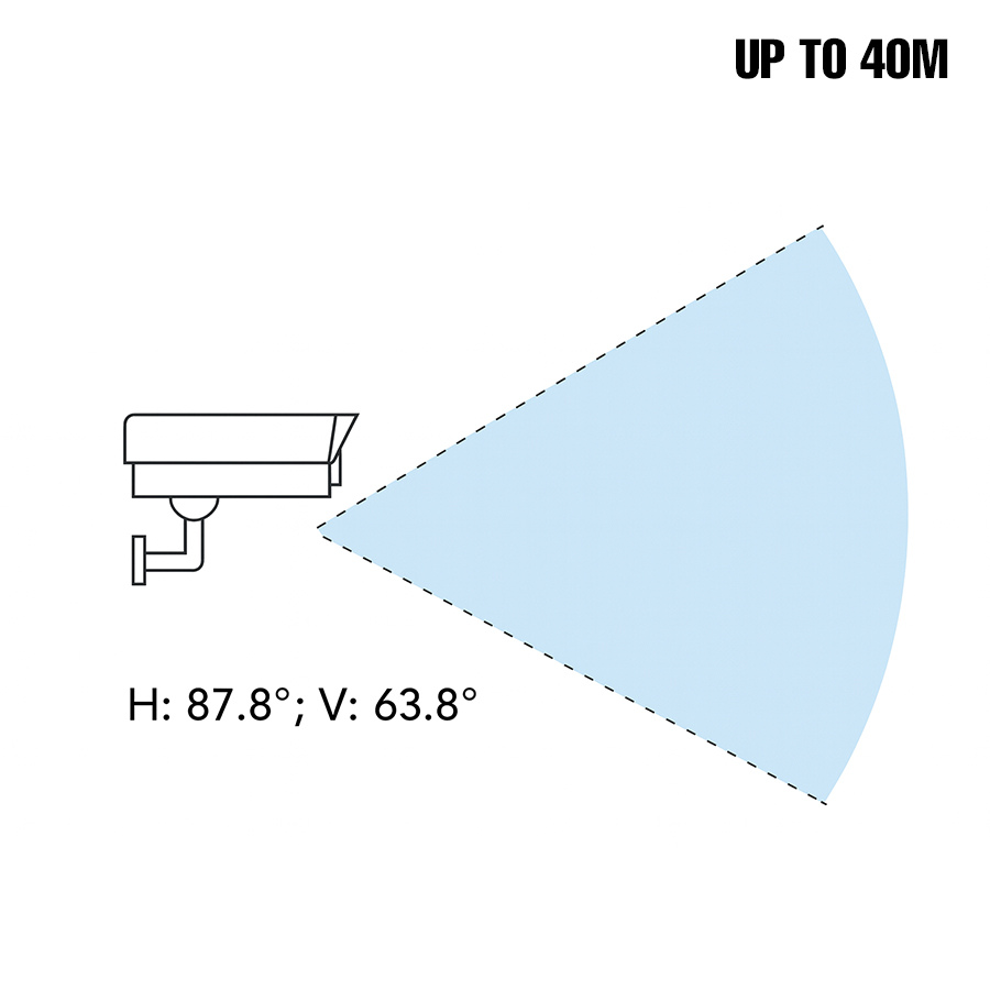 4 MP Thermal Network Mini Hybrid Eyeball AI Camera IP67 rated