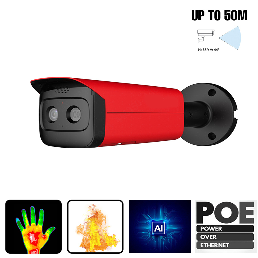 Flame Detection Network AI Camera IP67 rated