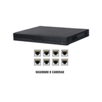 16 Channels Compact 1U 4PoE 1HDD WizSense Network Video Recorder,4TB hard drive