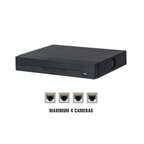 8 Channels Compact 1U 4PoE 1HDD WizSense Network Video Recorder, 2TB hard drive